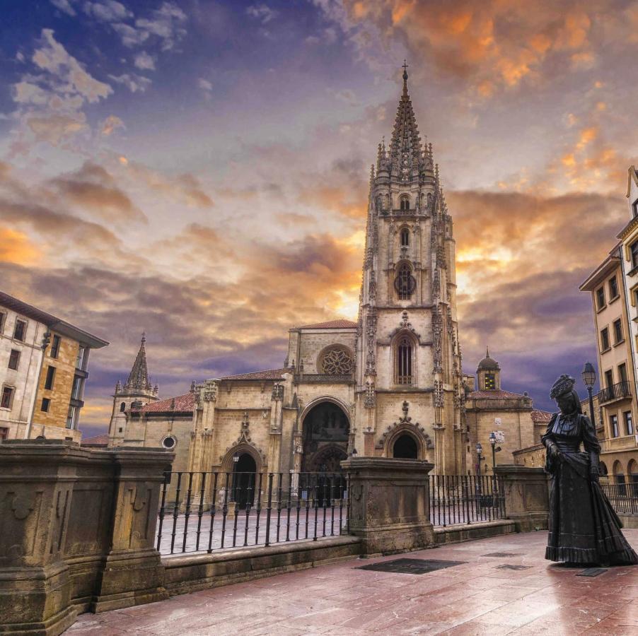 شقة Casco Historico-Catedral Parking Incluido اوفيدو المظهر الخارجي الصورة